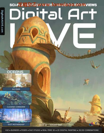 [英国版]Digital Art Live CG数码艺术设计杂志 2021年8月刊